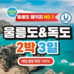 이거 한번 살펴봐! 울릉도 여행 다 퍼드립니다!