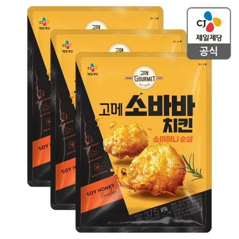 소문 자자한 고메 소바바치킨 소이허니 순살 375g 5팩양념봉 300g 1팩 놀라운 효과!