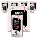 품질 최고 맛있는家 온통두유 서리태통두유 99.8 190mL 80팩 실속 구매!