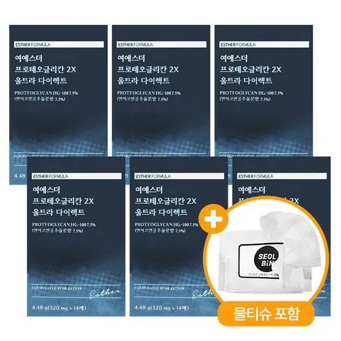 특별한 가격으로 알찬 혜택! 여에스더 프로테오글리칸 2X  20박스  간편해요!