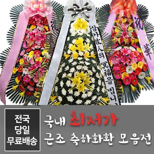 오늘만 최저가 축하화환 +내돈내산 후기!